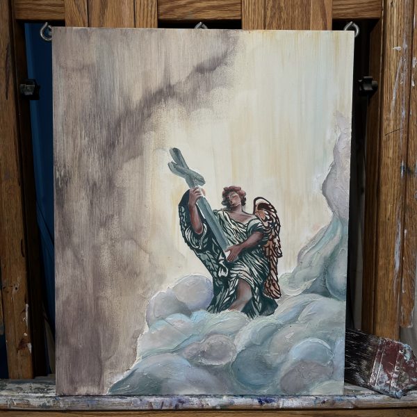 fine art acrylic painting process southern california